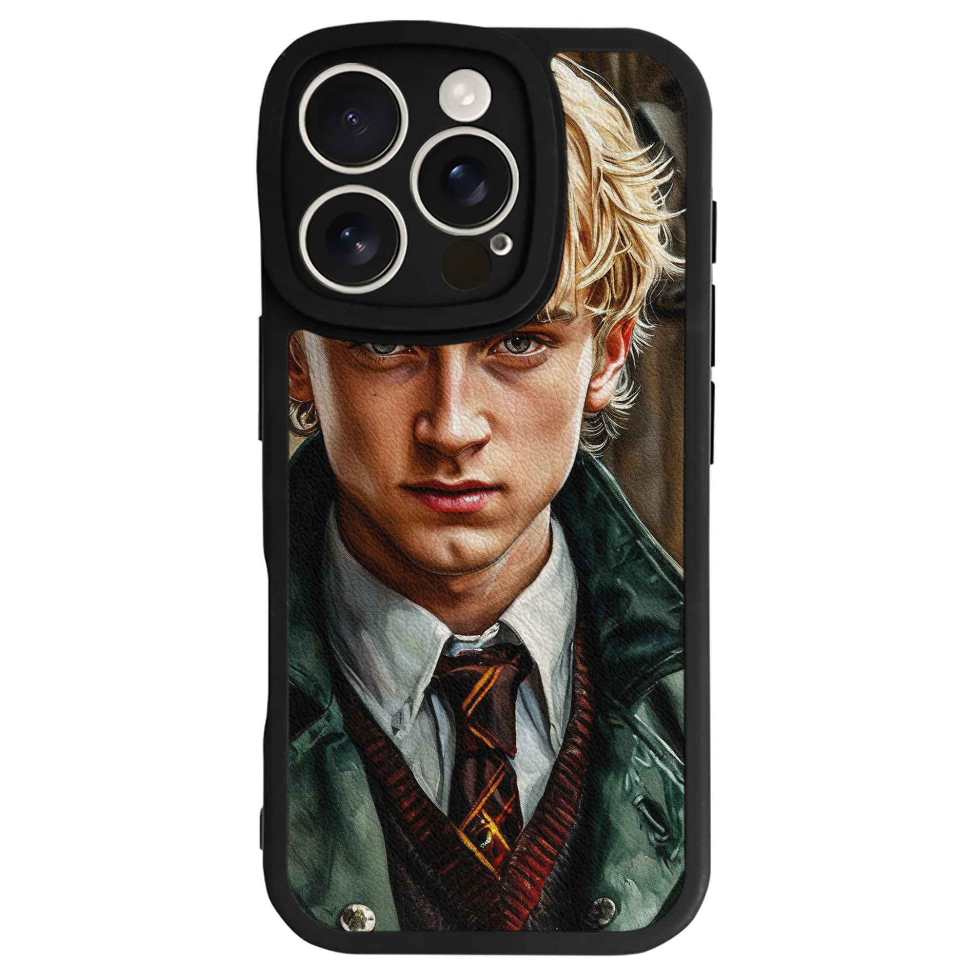 （画像用） Harry Potter ハリー・ポッターシリーズ 【iPhone 16シリーズ対応】シリコンスマホケース（レザー調） 材質：シリコン